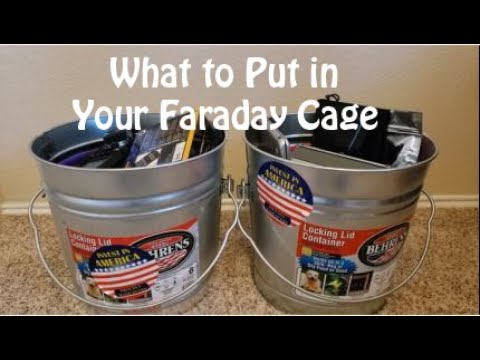 What to Put in Your Faraday Cage